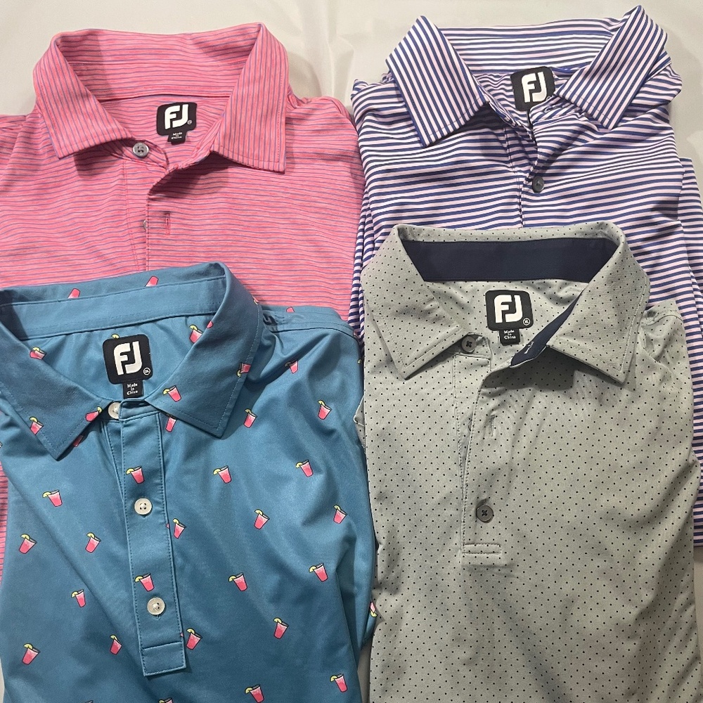 Mens FJ Foot Joy Golf Shirts XXL